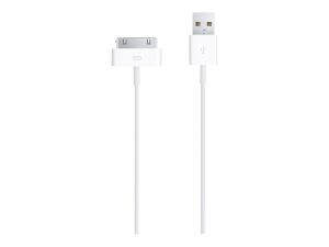Apple 30-pin - USB2.0 cable de teléfono móvil Blanco USB A Apple 30-pin