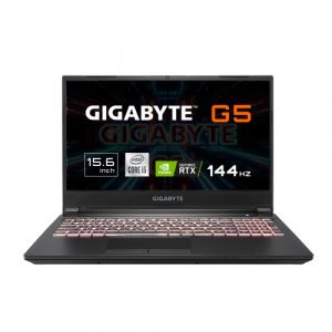 Gigabyte G series G5 KC Portátil 39,6 cm (15.6") Full HD Intel® Core™ i5 16 GB DDR4-SDRAM 512 GB SSD NVIDIA GeForce RTX 3060 Wi-Fi 6 (802.11ax) FreeDOS Negro