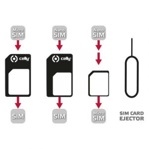 Celly SIMKITAD adaptador para tarjeta de memoria sim / flash Adaptador para tarjetas SIM