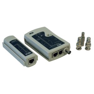 Tripp Lite N044-000-R Cable de Red probador de Continuidad para conjuntos de cable Cat5/Cat6, Telefonico y Coaxial