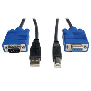 Tripp Lite P758-010 Juego de Cables USB para KVM B006-VU4-R, 3.05 m [10 pies]