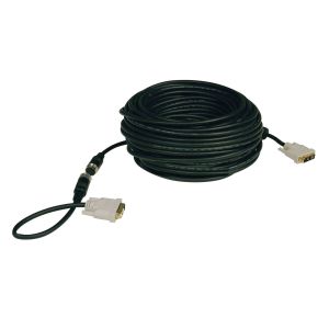 Tripp Lite P561-100-EZ cable DVI 30,5 m DVI-D Negro