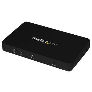 StarTech.com Divisor HDMI de 2 Puertos de Vídeo 4K - Splitter Multiplicador 1x2 HDMI de Aluminio Sólido - 4K 30 Hz
