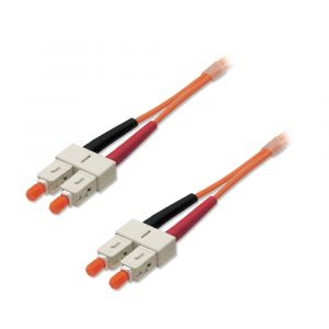 Lindy SC-SC, 20m cable de fibra optica OM2 Naranja