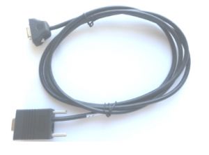 Zebra CBL-58918-02 cable de serie Negro 0,7 m RS232 DB9
