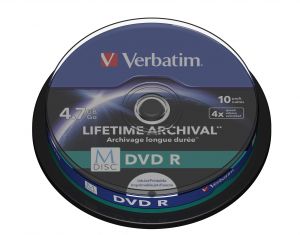 Verbatim M-Disc DVD R 4,7 GB 10 pieza(s)