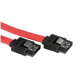 Nilox SATA - SATA, 0.5m cable de SATA 0,5 m SATA 7-pin Negro, Rojo