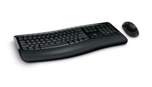 Microsoft 5050 teclado RF inalámbrica + USB QWERTY Inglés del Reino Unido Negro