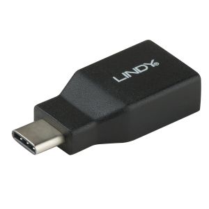 Lindy 41899 cambiador de género para cable USB 3.1-C USB 3.1-A Negro