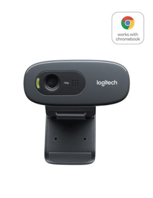 Logitech C270 HD WEBCAM cámara web 3 MP 1280 x 720 Pixeles USB 2.0 Negro