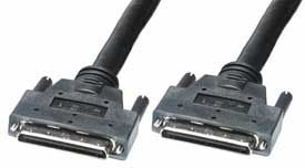 Lindy SCSI-V Cable, 1m cable SCSI Negro