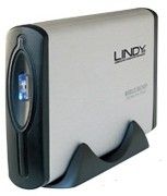 Lindy USB 2.0 Drive Enclosure Negro, Gris 3.5"