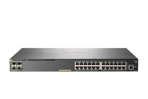 Aruba, a Hewlett Packard Enterprise company Aruba 2930F 24G PoE+ 4SFP+ Gestionado L3 Gigabit Ethernet (10/100/1000) Energía sobre Ethernet (PoE) 1U Gris
