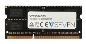 V7 4GB DDR3 PC3-8500 - 1066mhz SO DIMM Notebook módulo de memoria - V785004GBS