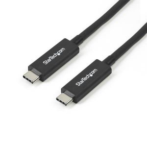 StarTech.com Cable de 1m Thunderbolt 3 USB C (40 Gbps) - Cable Compatible con Thunderbolt y USB