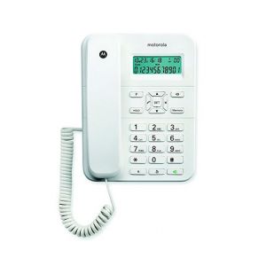 Motorola CT202 Teléfono analógico Identificador de llamadas Blanco