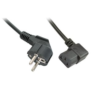 Lindy 30302 cable de transmisión Negro 3 m CEE7/7 IEC 320