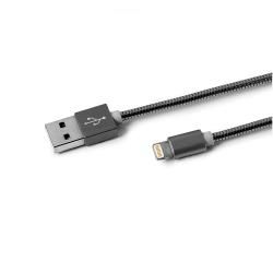 Celly USBLIGHTSNAKEDS cable de conector Lightning Metálico