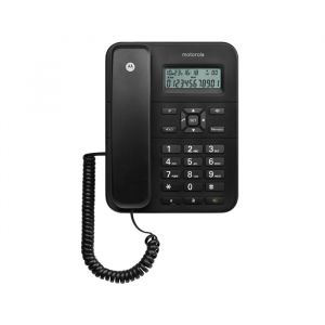Motorola CT202 Teléfono analógico Identificador de llamadas Negro