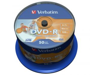 Verbatim 43533 DVD en blanco 4,7 GB DVD-R 50 pieza(s)
