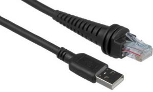Honeywell CBL-500-300-S00-03 cable de serie Negro 3 m USB2.0-A RJ-45
