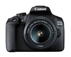 Canon EOS 2000D BK 18-55 IS II EU26 Juego de cámara SLR 24,1 MP CMOS 6000 x 4000 Pixeles Negro