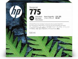 HP Cartucho de tinta 775 negro fotográfico de 500 ml