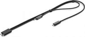 HP 3XB96AA cable Thunderbolt 0,7 m Negro