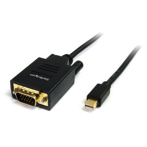 StarTech.com Cable Adaptador Conversor Mini DisplayPort a VGA 1,8m - Mini DP a HD15 - Macho a Macho