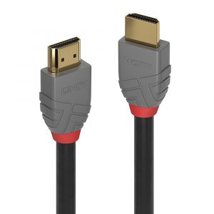 Lindy 36961 cable HDMI 0,5 m HDMI tipo A (Estándar) Negro, Gris