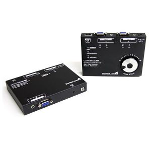 StarTech.com Kit Juego Extensor de Vídeo VGA Audio por Cable Cat5 UTP Ethernet de Red - 300m