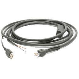 Zebra USB cable 4 pin USB Type A cable USB 2,7 m USB A Gris