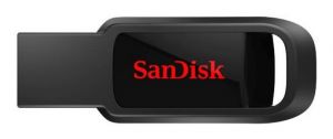 SanDisk Cruzer Spark unidad flash USB 32 GB USB tipo A 2.0 Negro, Rojo