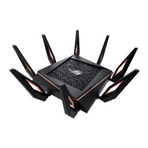 ASUS Rapture GT-AX11000 router inalámbrico Gigabit Ethernet Tribanda (2,4 GHz/5 GHz/5 GHz) Negro