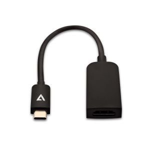 V7 Adaptador USB-C (m) a HDMI® (h) color negro fino