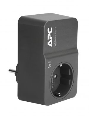 APC PM1WB-GR limitador de tensión Negro 1 salidas AC 230 V
