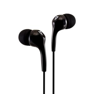 V7 Auriculares internos estéreo, ligeros, aislamiento de ruido para utilizar dentro del oído, 3,5 mm, negro