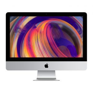 Apple iMac 54,6 cm (21.5") 4096 x 2304 Pixeles 8ª generación de procesadores Intel® Core™ i5 8 GB DDR4-SDRAM 1000 GB Fusion Drive AMD Radeon Pro 560X macOS Mojave 10.14 Wi-Fi 5 (802.11ac) PC todo en uno Plata