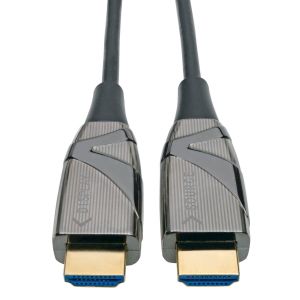 Tripp Lite P568-10M-FBR Cable Óptico Activo [AOC] de Fibra HDMI de Alta Velocidad - 4K x 2K HDR @ 60 Hz, 4:4:4, (M/M), Negro, 10M [32.8 pies]