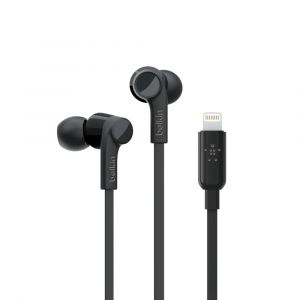 Belkin ROCKSTAR Auriculares Dentro de oído USB Tipo C Negro