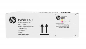 HP Cabezal de impresión Latex 881 amarillo/magenta