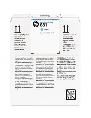 HP Cartucho de tinta Latex 881 cian claro de 5 litros