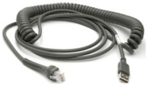 Zebra CBA-U29-C15ZBR cable USB 4,57 m USB 2.0 USB A Negro