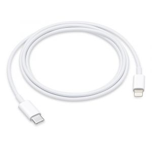 Apple MX0K2ZM/A cable de conector Lightning 1 m Blanco