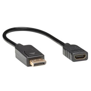 Tripp Lite P136-001 Convertidor Adaptador de Video DisplayPort a HDMI, HDCP, Negro (M/H), 30.5 cm [1 pie]