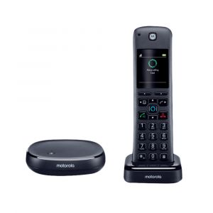 Motorola AHX01 Teléfono DECT Identificador de llamadas Negro