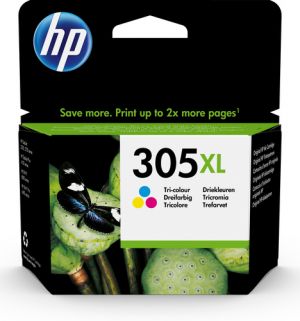 HP Cartucho de tinta Original 305XL de alta capacidad tricolor