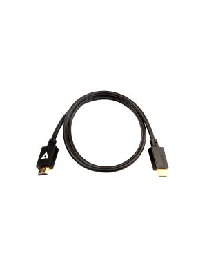 V7 Cable de vídeo negro Pro HDMI macho a HDMI macho 1m