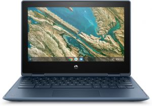 HP Chromebook x360 11 G3 EE 29,5 cm (11.6") Pantalla táctil HD Intel® Celeron® 4 GB LPDDR4-SDRAM 32 GB eMMC Wi-Fi 5 (802.11ac) Chrome OS Azul
