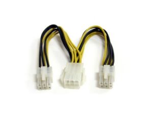 StarTech.com Cable Divisor de Alimentación para PCI Express de 6 pulgadas